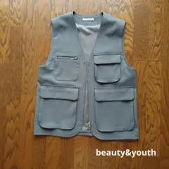 6BEAUTY&YOUTH UNITED ARROWSデニム ベスト リネン 麻 - メルカリ