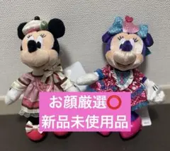 【新品未使用品】ミニーマウス ぬいぐるみバッジ パルパルーザ 2体セット