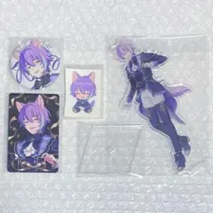 プロセカ 神代類 アクリルスタンド カード 缶バッジ シール クリフェス へいわ