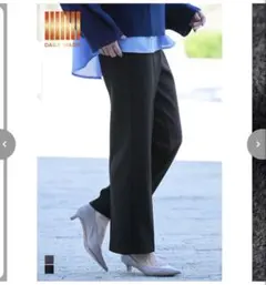 coca 裏起毛スラックス　M ブラック　新品未使用　タグ付き