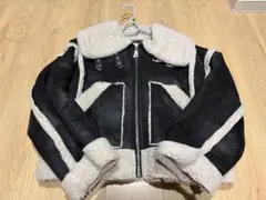 EMODA ショートフェイクムートンブルゾン