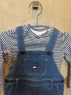Tommy Hilfiger デニムロンパース　セットアップ　80 12m