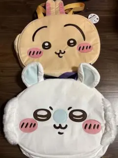 ちいかわ　おかおbigボストンバッグ　うさぎ　モモンガ