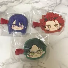 あんスタ　前髪クリップ3個セット　紅月　蓮巳敬人　鬼龍紅郎　神崎颯馬