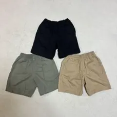 男の子　130cm ハーフパンツ　シェフショーツ　まとめ売り　セット　半ズボン
