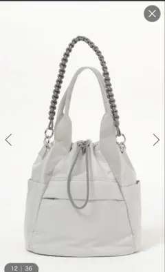 試着のみ【LEPSIM】 ユーティリティ巾着バッグ