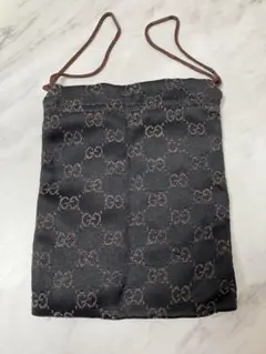 GUCCI　グッチ　GG柄　巾着型ポーチ