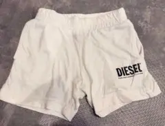 DIESEL ベビー ズボン 短パン 白 78cm 9-12M