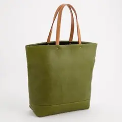 SHINZONE  STEVE MONO レザートートバッグ グリーン