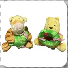 レア ハートランド　プーさん　ティガー　クリスマス　ぬいぐるみ　マスコット