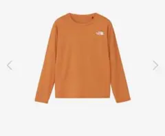 お値下げ　ノースフェイス　長袖フラッシュドライスリーディークルー　オレンジ新品