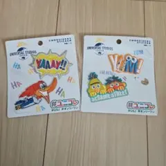 USJ 20周年 ユニコレ 刺繍シール ワッペン ウッディー セサミストリート