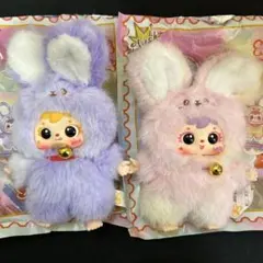 サミュエル　samuel 三小毛　ぬいぐるみ　キーホルダー　うさぎ　2点