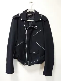 ブラック コムデギャルソン ダブルライダース ジャケット S 中古・古着通販】BLACK COMME des GARCONS (ブラック コムデギャルソン