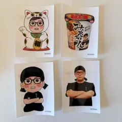 みそきん オリジナルステッカー 4種セット