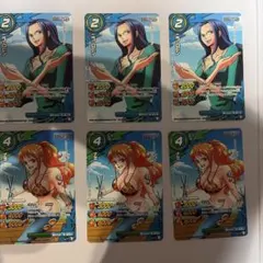 ☆セット売り☆ナミ ロビン ミラクルバトルカードダス レアカード