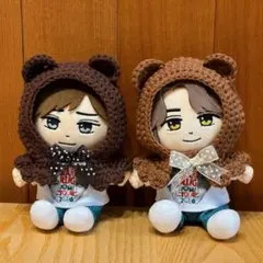 キンプリ　はぴぬい　クマさんポンチョ　帽子　2色セット⭐︎