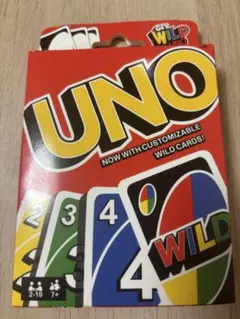 UNO カスタマイズ可能なワイルドカード付き