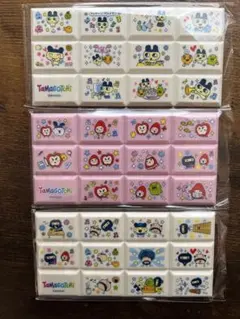 たまごっち　ちょこぶろっくしーる　Tamagotchi 3シートセット