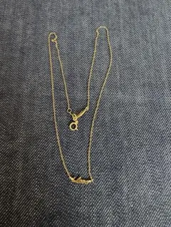AHKAH　アーカー　レタードLOVEネックレス　k18YGのサムネイル