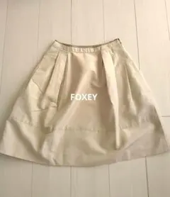 フォクシー/FOXEY　シルク　ベルフラワースカート
