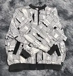 幾何学模様 ナイロンジャケット