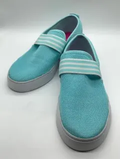 アディダス adidas スニーカー ネオ NEO スリッポン 水色系 25cmのサムネイル
