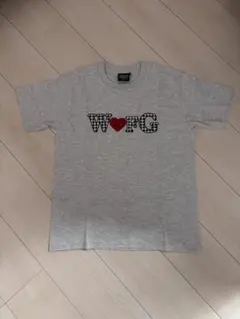 W♥FG プリント グレー Tシャツ