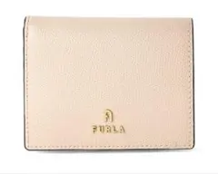 FURLA 二つ折り財布 レザー ベージュのサムネイル