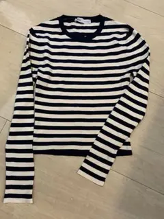 ZARA ボーダー柄 長袖Tシャツ M