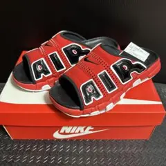 NIKE AIR サンダル モアアップテンポ　スライド　レッド　赤