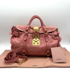 miumiu 2WAYショルダーバッグVITELLO LUX ヴィッテロルクス