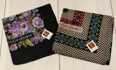 【新品・未使用】YVES SAINT LAURENT ハンカチ2枚セット