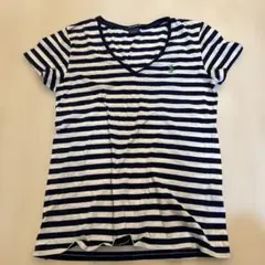 Ralph Lauren Sport ストライプTシャツ Vネック