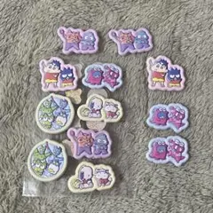 クレヨンしんちゃん サンリオ コラボシール クレヨンしんちゃんフレークシール