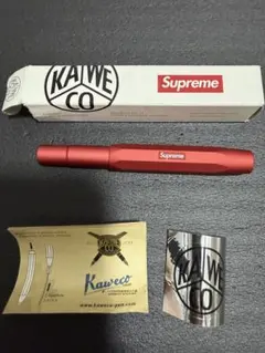 美品】Supreme シュプリーム KAWECO カヴェコ ボールペンレッド - メルカリ