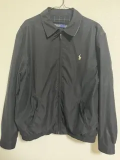 【美品】ポロ ラルフローレン スイングトップ 黒 M