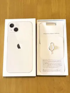Apple iPhone 13 Starlight 箱・SIMピン・説明書のみ