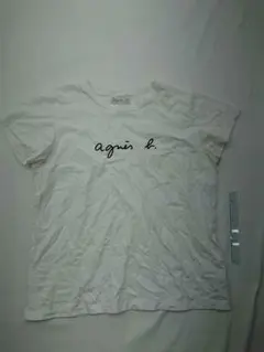 ■アニエスベー agnès b. ロゴTシャツ ホワイト系 レディース