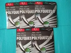 GOSEN POLYQUEST 17 テニスガット 1.24mm 5張りセット