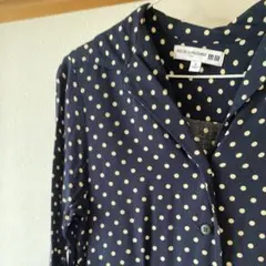 ユニクロ　ドット柄　ワンピース