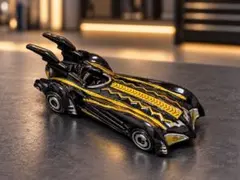 Hot Wheels バットモービル ミニカー ブラック×ゴールドカスタム