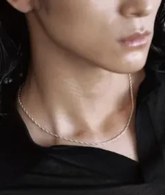 WYM Silver 925 CROSS-LINK CHAIN NECKLACE - メルカリ