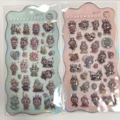 ラブブ ボンボンドロップシール 2枚