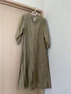 LAKOLE バンドカラー シャツワンピース M