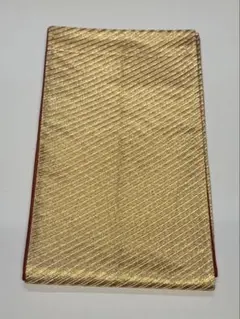 金色 ストライプ 袋帯