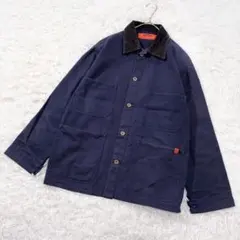 UNIVERSAL OVERALL✨襟コーデュロイ カバーオール ジャケット Sのサムネイル