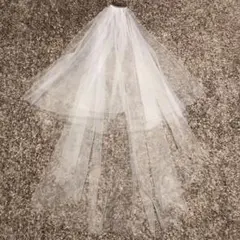 ウェディングベール ホワイト ロング