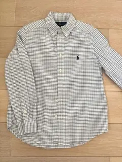 Ralph Lauren チェック柄長袖シャツ Mサイズ(150) 洗濯タグあり