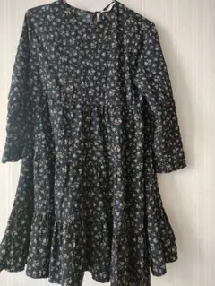 ZARA フラワープリント ワンピース